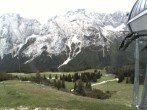 Archiv Foto Webcam Bergstation Sesselbahn Gaistal, Ehrwalder Alm 11:00