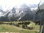 Archiv Foto Webcam Bergstation Sesselbahn Gaistal, Ehrwalder Alm 13:00