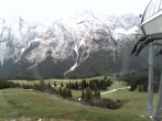 Archiv Foto Webcam Bergstation Sesselbahn Gaistal, Ehrwalder Alm 05:00