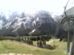 Archiv Foto Webcam Bergstation Sesselbahn Gaistal, Ehrwalder Alm 11:00