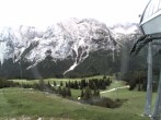 Archiv Foto Webcam Bergstation Sesselbahn Gaistal, Ehrwalder Alm 09:00