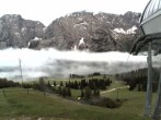 Archived image Webcam mountain station chairlift "Gaistal", "Ehrwalder Alm" 19:00