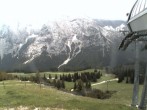 Archiv Foto Webcam Bergstation Sesselbahn Gaistal, Ehrwalder Alm 13:00