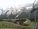Archiv Foto Webcam Bergstation Sesselbahn Gaistal, Ehrwalder Alm 15:00
