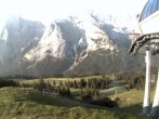 Archiv Foto Webcam Bergstation Sesselbahn Gaistal, Ehrwalder Alm 07:00