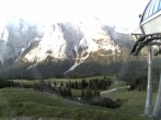 Archiv Foto Webcam Bergstation Sesselbahn Gaistal, Ehrwalder Alm 05:00