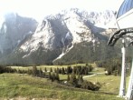 Archiv Foto Webcam Bergstation Sesselbahn Gaistal, Ehrwalder Alm 07:00