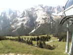 Archiv Foto Webcam Bergstation Sesselbahn Gaistal, Ehrwalder Alm 09:00