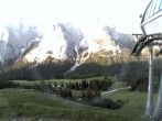 Archiv Foto Webcam Bergstation Sesselbahn Gaistal, Ehrwalder Alm 05:00