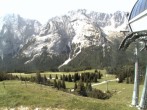 Archiv Foto Webcam Bergstation Sesselbahn Gaistal, Ehrwalder Alm 09:00