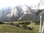 Archived image Webcam mountain station chairlift "Gaistal", "Ehrwalder Alm" 02:00