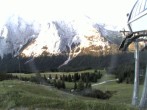 Archiv Foto Webcam Bergstation Sesselbahn Gaistal, Ehrwalder Alm 05:00
