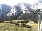 Archiv Foto Webcam Bergstation Sesselbahn Gaistal, Ehrwalder Alm 07:00