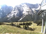 Archiv Foto Webcam Bergstation Sesselbahn Gaistal, Ehrwalder Alm 09:00