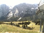 Archiv Foto Webcam Bergstation Sesselbahn Gaistal, Ehrwalder Alm 11:00
