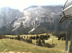 Archiv Foto Webcam Bergstation Sesselbahn Gaistal, Ehrwalder Alm 11:00
