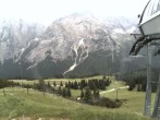 Archiv Foto Webcam Bergstation Sesselbahn Gaistal, Ehrwalder Alm 13:00