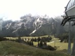Archiv Foto Webcam Bergstation Sesselbahn Gaistal, Ehrwalder Alm 11:00