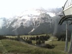 Archiv Foto Webcam Bergstation Sesselbahn Gaistal, Ehrwalder Alm 05:00