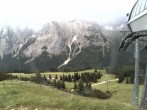 Archiv Foto Webcam Bergstation Sesselbahn Gaistal, Ehrwalder Alm 06:00