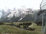Archiv Foto Webcam Bergstation Sesselbahn Gaistal, Ehrwalder Alm 09:00