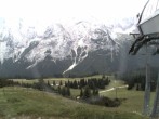 Archiv Foto Webcam Bergstation Sesselbahn Gaistal, Ehrwalder Alm 11:00