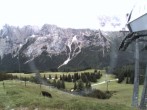 Archiv Foto Webcam Bergstation Sesselbahn Gaistal, Ehrwalder Alm 05:00
