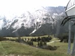 Archiv Foto Webcam Bergstation Sesselbahn Gaistal, Ehrwalder Alm 07:00
