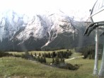 Archiv Foto Webcam Bergstation Sesselbahn Gaistal, Ehrwalder Alm 06:00