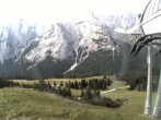 Archiv Foto Webcam Bergstation Sesselbahn Gaistal, Ehrwalder Alm 07:00