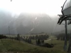 Archiv Foto Webcam Bergstation Sesselbahn Gaistal, Ehrwalder Alm 05:00