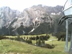 Archiv Foto Webcam Bergstation Sesselbahn Gaistal, Ehrwalder Alm 06:00