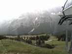 Archiv Foto Webcam Bergstation Sesselbahn Gaistal, Ehrwalder Alm 07:00