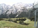 Archiv Foto Webcam Bergstation Sesselbahn Gaistal, Ehrwalder Alm 11:00