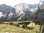 Archiv Foto Webcam Bergstation Sesselbahn Gaistal, Ehrwalder Alm 13:00