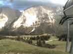 Archiv Foto Webcam Bergstation Sesselbahn Gaistal, Ehrwalder Alm 19:00