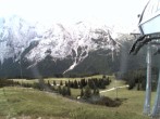 Archiv Foto Webcam Bergstation Sesselbahn Gaistal, Ehrwalder Alm 05:00