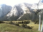 Archiv Foto Webcam Bergstation Sesselbahn Gaistal, Ehrwalder Alm 07:00