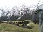 Archiv Foto Webcam Bergstation Sesselbahn Gaistal, Ehrwalder Alm 17:00