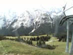 Archiv Foto Webcam Bergstation Sesselbahn Gaistal, Ehrwalder Alm 06:00