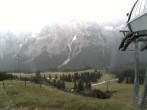 Archiv Foto Webcam Bergstation Sesselbahn Gaistal, Ehrwalder Alm 07:00