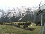 Archiv Foto Webcam Bergstation Sesselbahn Gaistal, Ehrwalder Alm 09:00