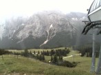 Archiv Foto Webcam Bergstation Sesselbahn Gaistal, Ehrwalder Alm 11:00