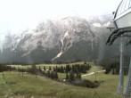 Archiv Foto Webcam Bergstation Sesselbahn Gaistal, Ehrwalder Alm 11:00