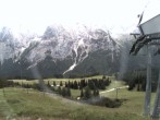 Archiv Foto Webcam Bergstation Sesselbahn Gaistal, Ehrwalder Alm 15:00