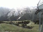 Archiv Foto Webcam Bergstation Sesselbahn Gaistal, Ehrwalder Alm 19:00