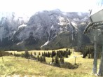 Archiv Foto Webcam Bergstation Sesselbahn Gaistal, Ehrwalder Alm 11:00