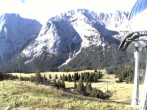 Archived image Webcam mountain station chairlift "Gaistal", "Ehrwalder Alm" 07:00