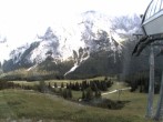 Archiv Foto Webcam Bergstation Sesselbahn Gaistal, Ehrwalder Alm 17:00