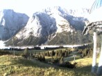 Archiv Foto Webcam Bergstation Sesselbahn Gaistal, Ehrwalder Alm 06:00